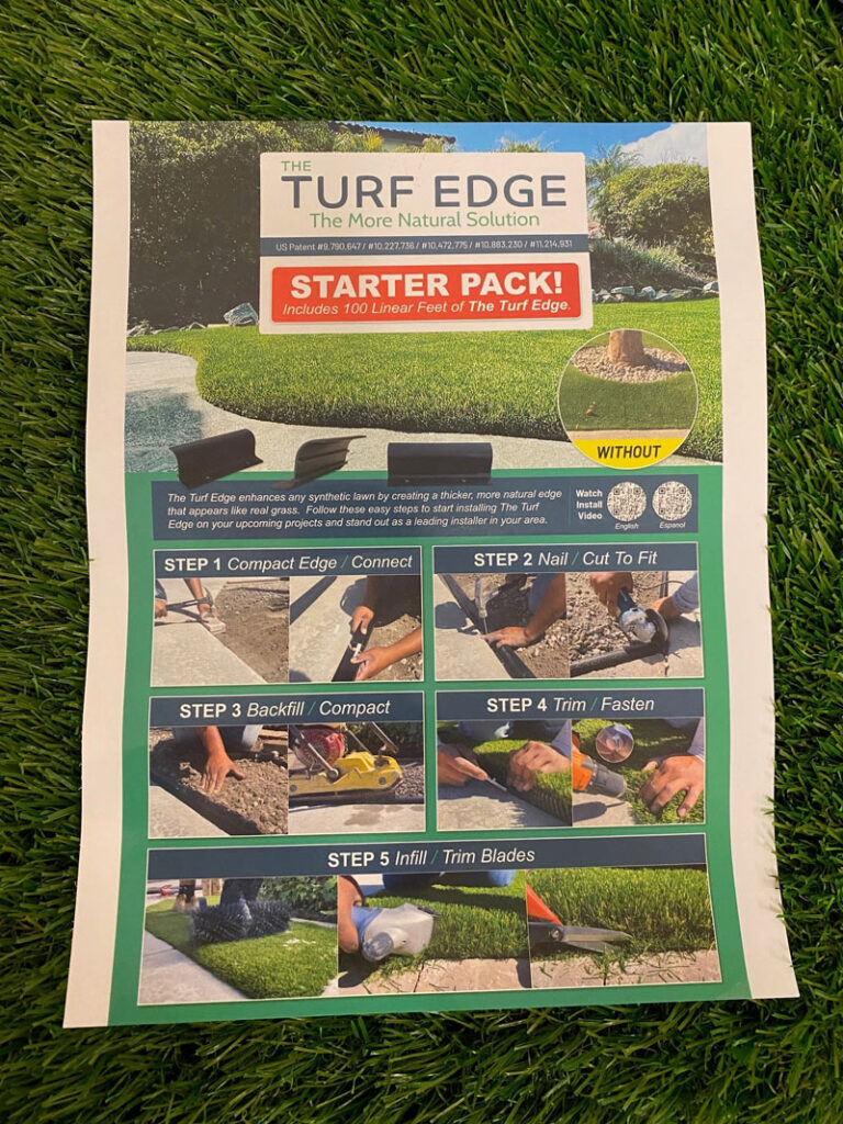 The Turf Edge Installation